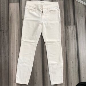 Madewell White skinny jean